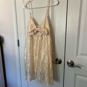 TCEC Cream Floral Lace Dress